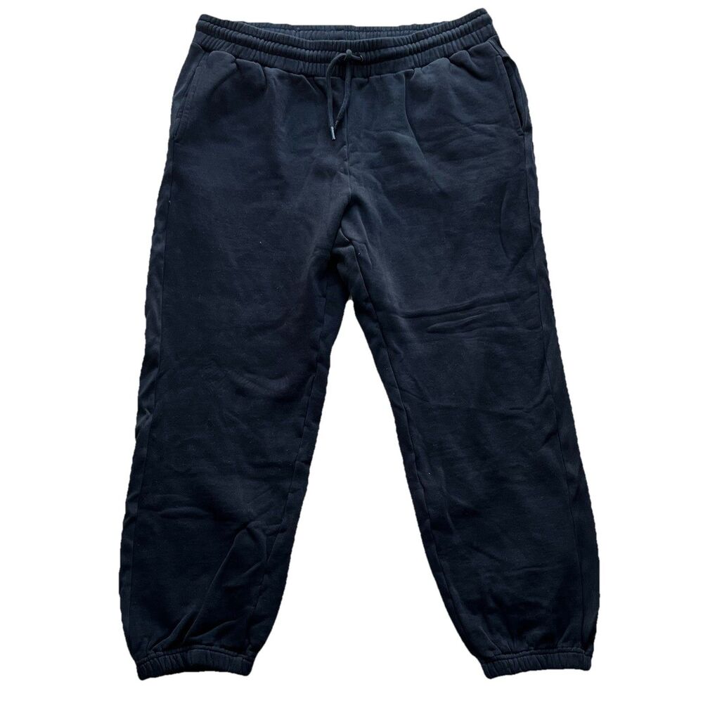 Quince Womens XL Organic Cotton Heavyweight Fleece Boyfriend Sweatpants Joggers